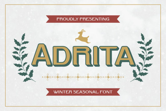 Adrita: A Display Font That Elevates Your Brand Identity