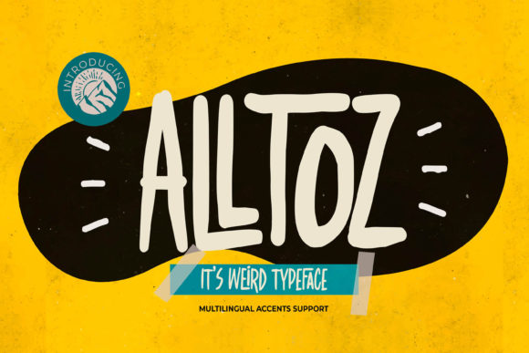 Alltoz: A Signature-Style Display Font for Creative Editorial Design