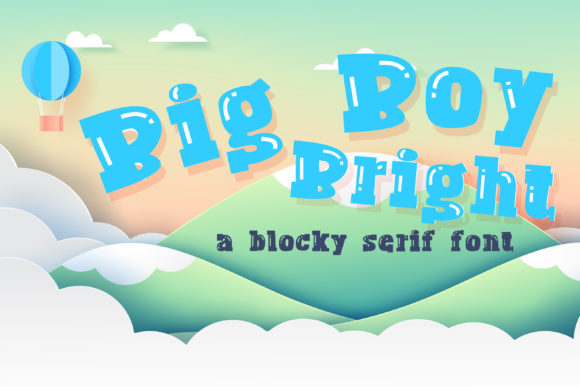 Big Boy Bright: A Playful Display Font for Bold Branding Projects