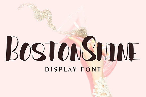 Boston Shine: A Display Font That Elevates Small Business Branding