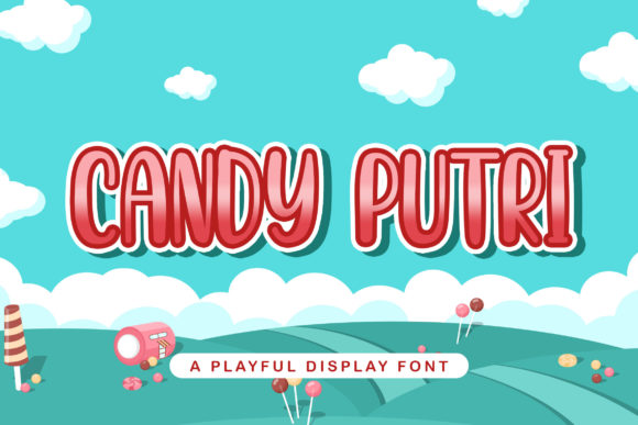 Candy Putri: A Playful Display Font for Bright Editorial Designs