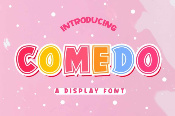 Comedo: A Playful Display Font That Elevates Digital Branding