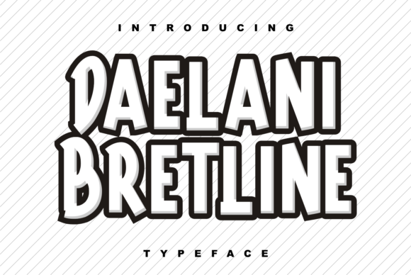 Daelani Bretline: A Bold Display Font That Elevates Handmade Product Design