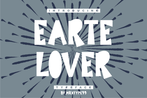 Earte Lover: A Bold Display Font for Editorial Impact
