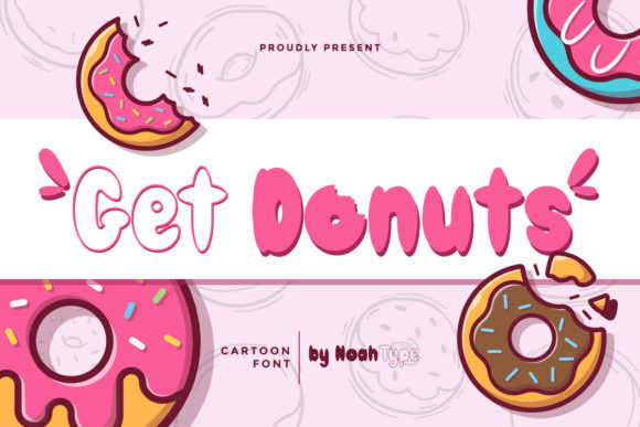 Get Donuts: A Playful Display Font for Bold Brand Identities