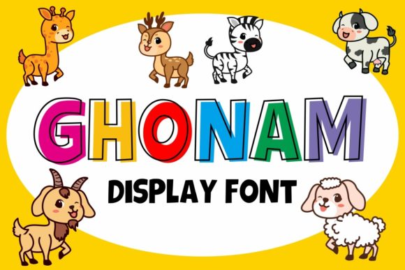 Ghonam: A Display Font That Brings Friendliness to Digital Campaigns
