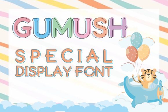Gumush: A Playful Display Font for Modern Marketing and Digital Design