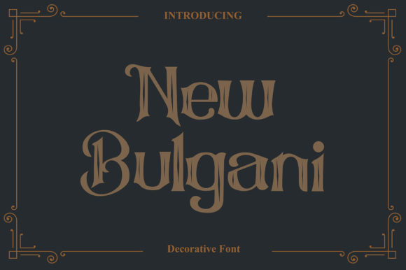 h1>New Bulgani: A Display Font That Elevates Your Brand’s Visual Identity