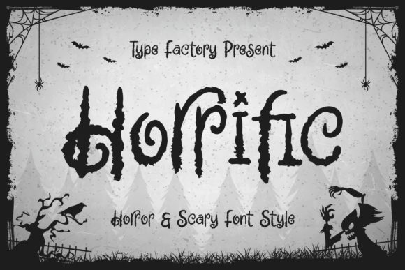 Horrific Font: Elevating Web Design with a Bold Display Typeface