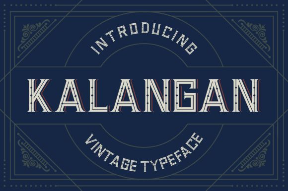 Kalangan: A Vintage Display Font for Thoughtful Editorial Design