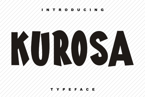 Kurosa: A Bold Display Font for Modern Branding Projects