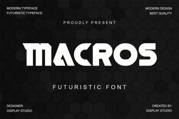 Macros: A Bold Display Font for Editorial Impact
