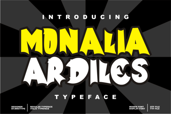 Monalia Ardiles: A Bold Display Font for Scroll-Stopping Digital Campaigns