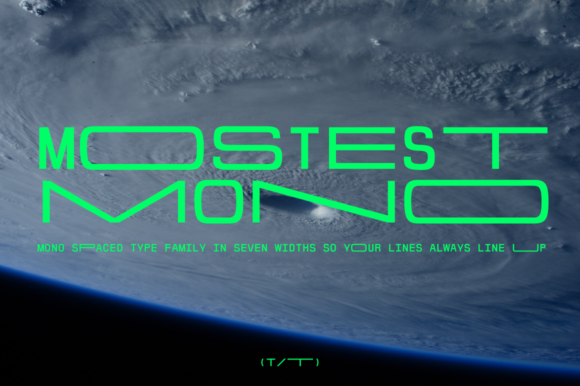 Mostest Mono Spaced: A Display Font That Brings Personality to Branding