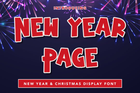 New Year Page: A Display Font That Transforms Brand Visuals