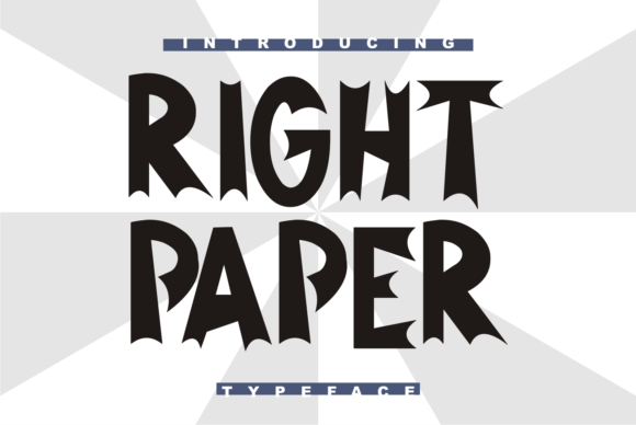 Right Paper: A Bold Display Font for Scroll-Stopping Marketing Visuals
