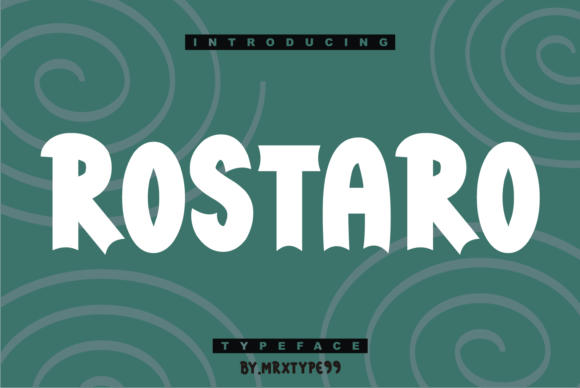 Rostaro: A Bold Display Font That Elevates Your Brand