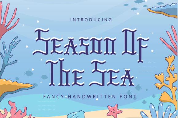 Season of the Sea: A Chic Display Font That Brings Personality to Branding