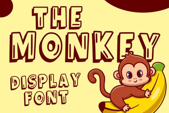 The Monkey: A Bold Display Font for Modern Campaigns
