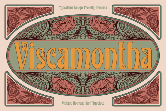 Viscamontha: A Bold Display Font That Elevates Campaign Visuals